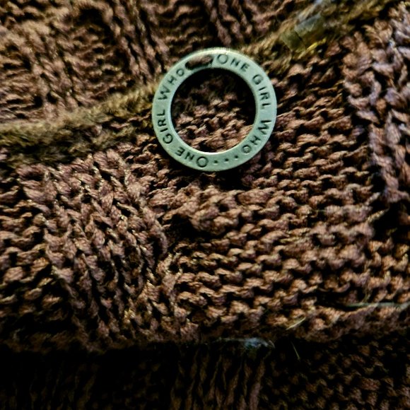 Women's Long Sleeve Cable Knit Long Cardigan for Fall/Winter Chunky Open Front M - Picture 10 of 11